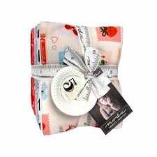 Funny Valentine Fat Quarter Bundle by Lizzy House vintage valentine fabric collection