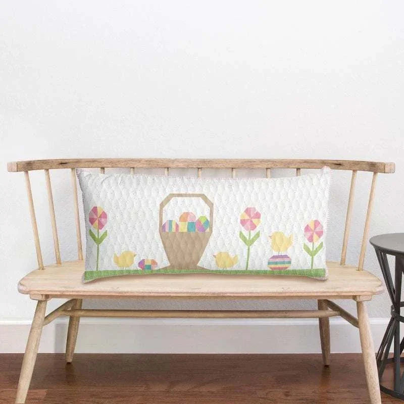 Spring Fling boxed bench pillow kit in vibrant floral design