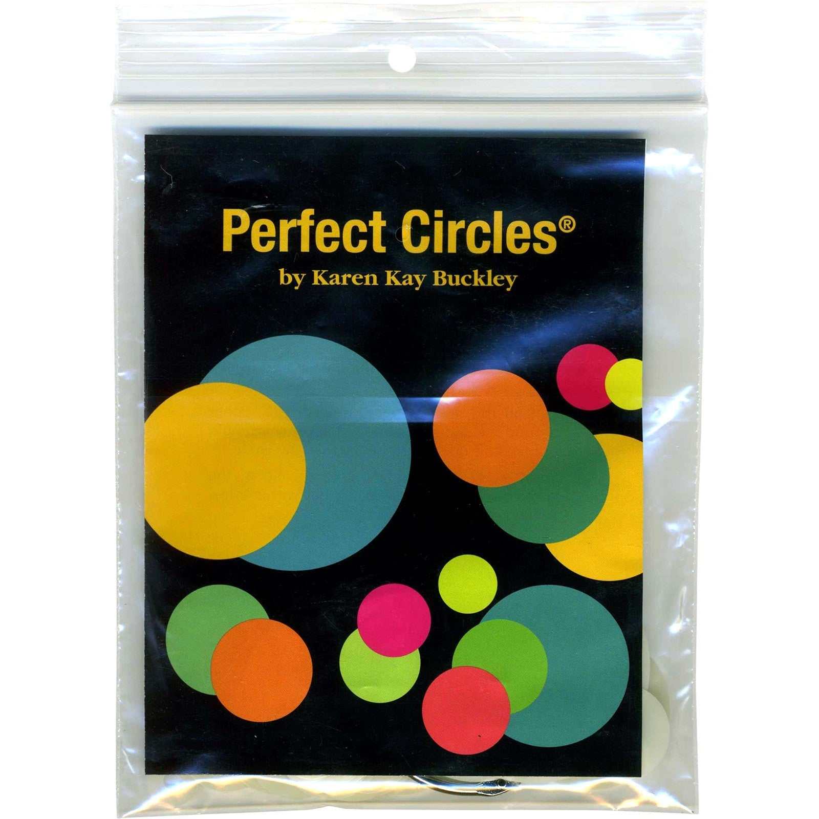 Perfect Circles Templates by Karen Kay Buckley with 15 circle sizes for quilting applique
