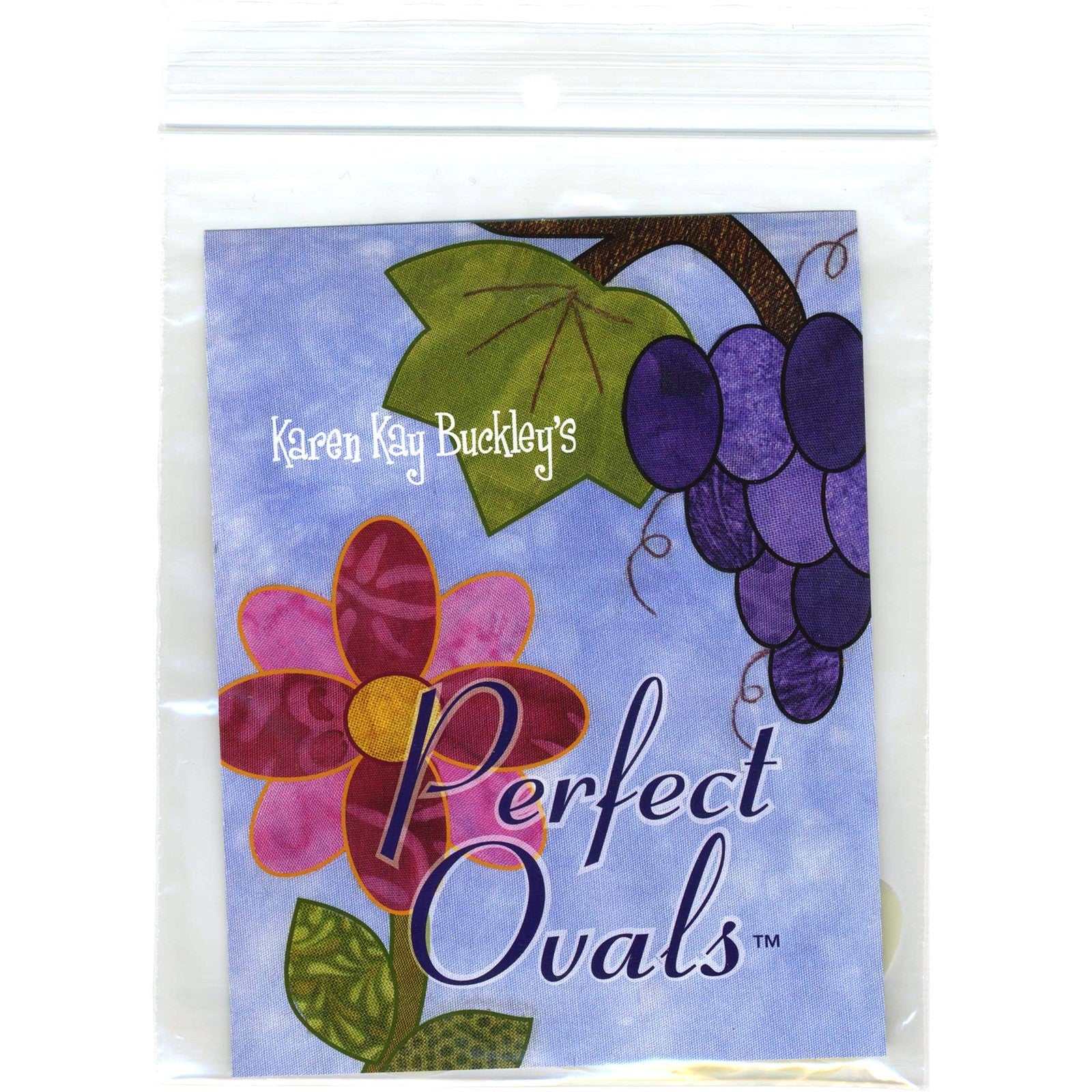 Perfect Ovals Templates by Karen Kay Buckley heat-resistant plastic oval quilting templates with 20 pieces in 10 sizes