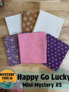 M50 Happy Go Lucky quarter-yard fabric bundle curated by Bella Rose Quilts for mini mystery quilt project