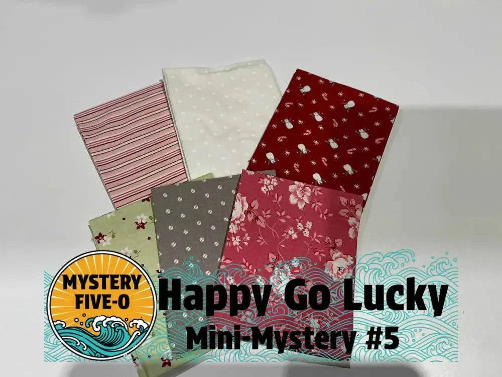 M50 Happy Go Lucky quarter-yard fabric bundle 017 colorful patterns