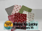 M50 Happy Go Lucky quarter-yard fabric bundle curated by Bella Rose Quilts for mini mystery quilt project
