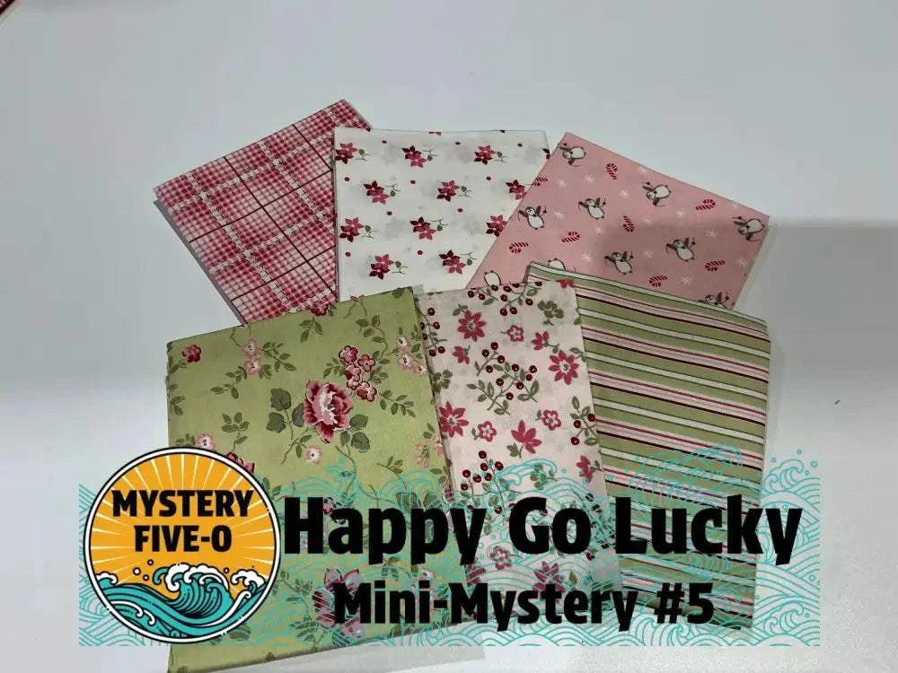 M50 Happy Go Lucky fabric quarter-yard bundle 019 colorful patterns