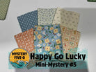 M50 Happy Go Lucky quarter-yard fabric bundle curated by Bella Rose Quilts for mini mystery quilt project