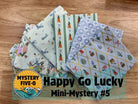 M50 Happy Go Lucky quilt fabric quarter-yard bundle by Bella Rose Quilts.