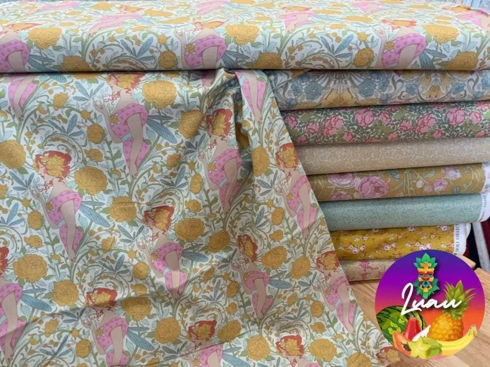 M50 Luau Kit 15 TILDA yellow M50-LUAU-013 Curated by Bella Rose Quilts Kit