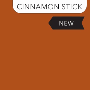 Colorworks Premium Cinnamon Stick solid fabric by Northcott Fabrics in cinnamon brown shade