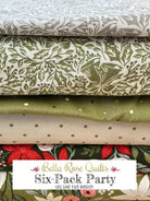 Six-Pack Party Bundle six half-yard fabric cuts for quilting projects