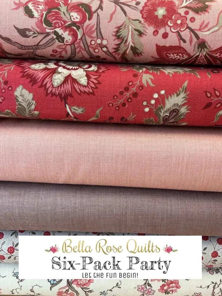 Six-Pack Party Bundle six half-yard fabric cuts for quilting projects