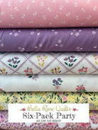 Six half-yard cuts fabric bundle for quilting Six-Pack Party Bundle backroads design