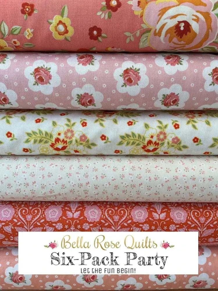 Six-Pack Party Bundle six half-yard fabric cuts for quilting inspiration