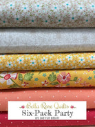 Six-Pack Party Bundle six half-yard fabric cuts for quilting projects