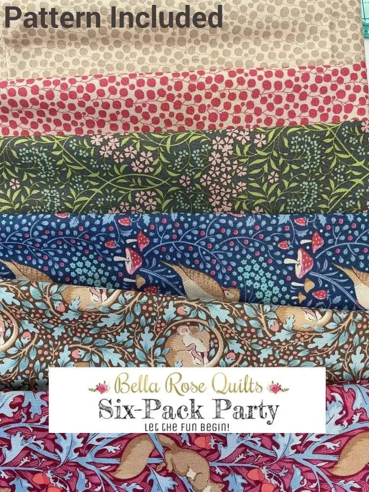Six-Pack Party Bundle Presto Change-0 fabric cuts for quilt making