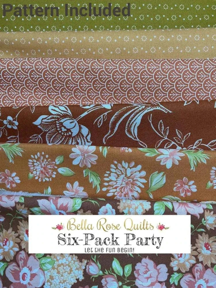 Six-Pack Party Bundle fabric half-yard cuts for quilt making