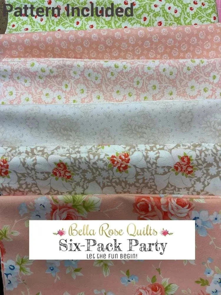 Six-Pack Party Bundle fabric half-yard cuts for quilt making