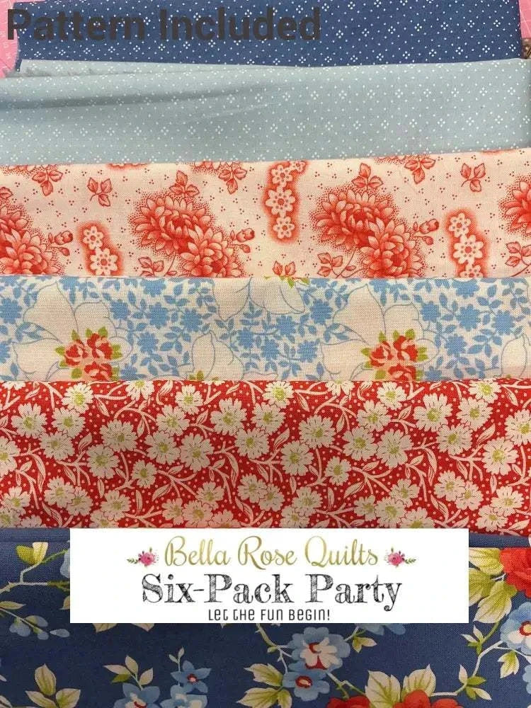 Six-Pack Party Bundle fabric cuts for quilting throw quilts
