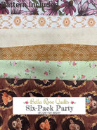 Six-Pack Party Bundle fabric cuts for quilt making with handpicked designs