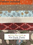 Six-Pack Party Bundle six half-yard fabric cuts for quilt making 53 by 53 inch Presto Change-0 design