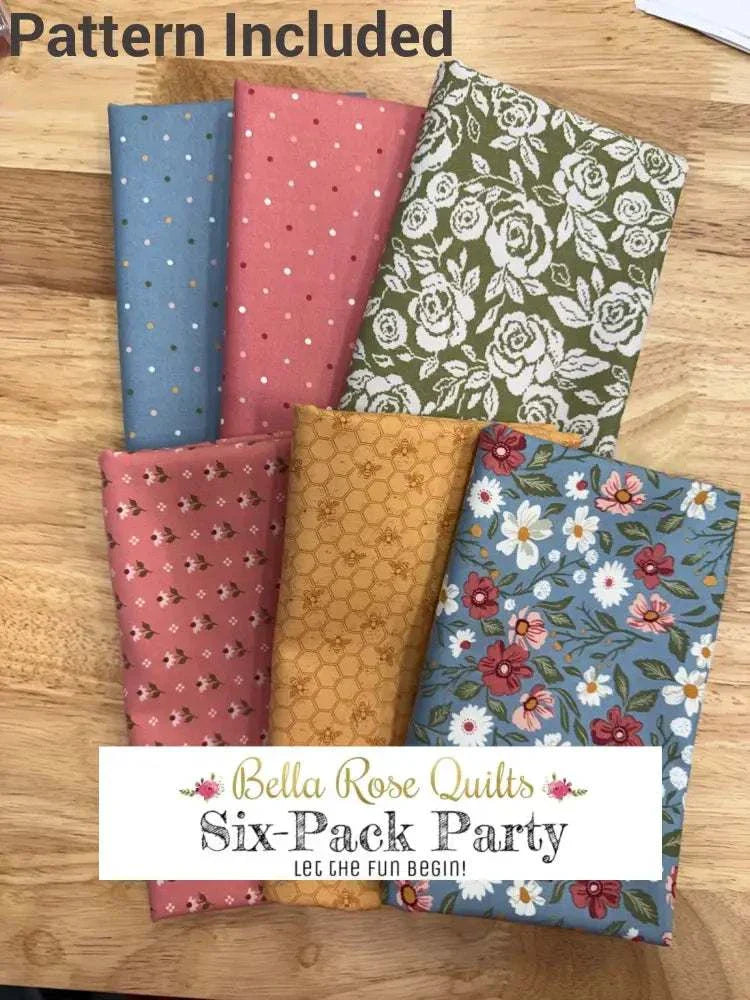 Six Pack Bundle fabric cuts for quilting in Presto Change-0 colors