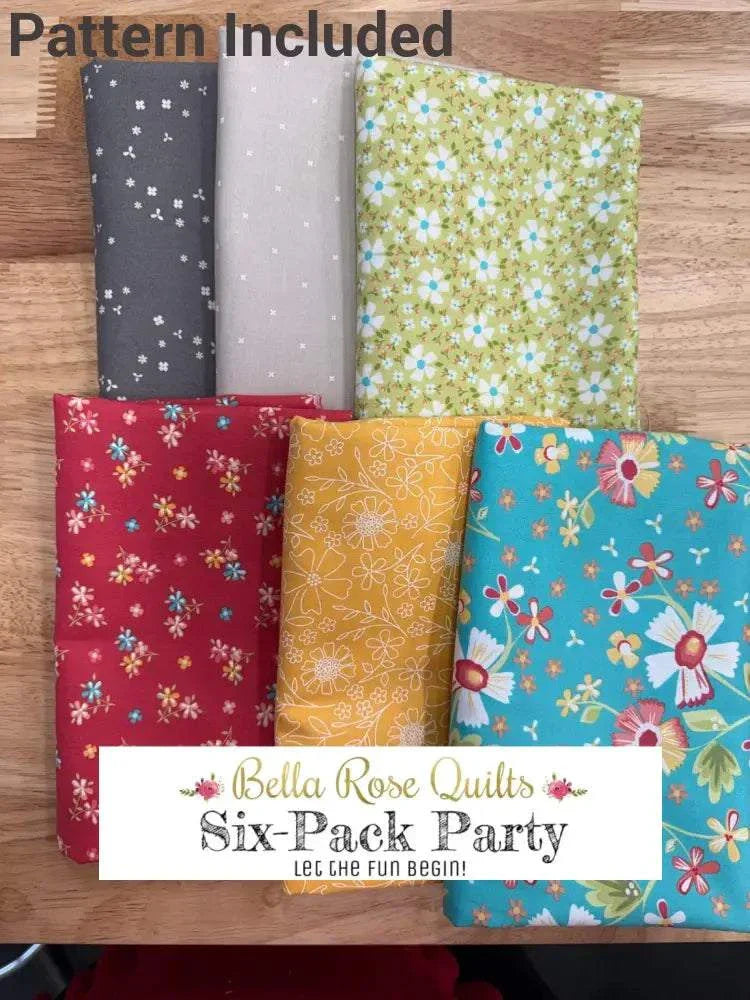 Six Pack Bundle Presto Change-0 fabric cuts for quilting projects