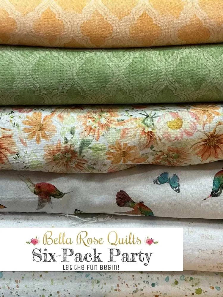 Six-Pack Party Bundles fabric cuts for quilt making and community quilting group