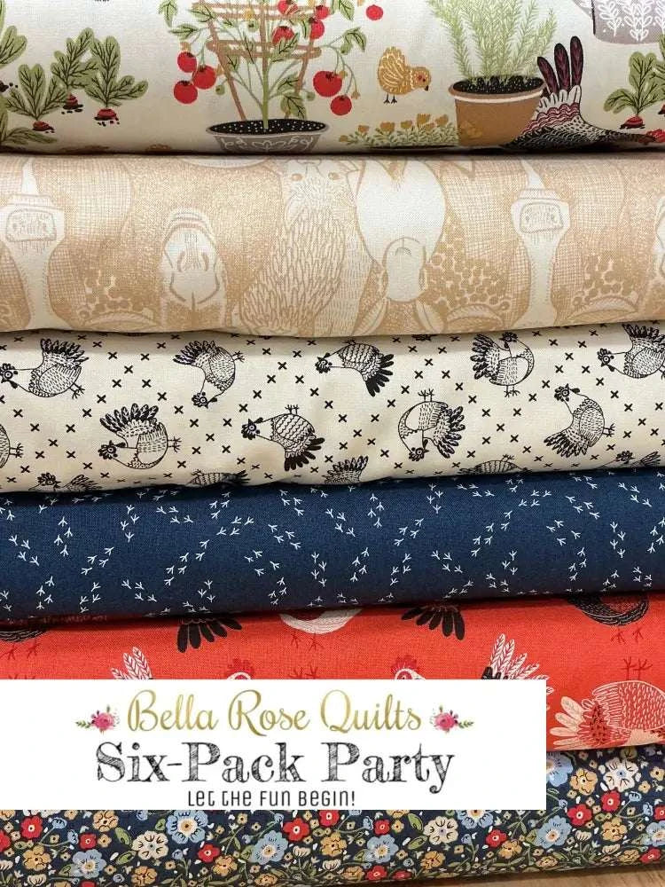 Six-Pack Party Bundle fabric cuts for quilt making and crafting