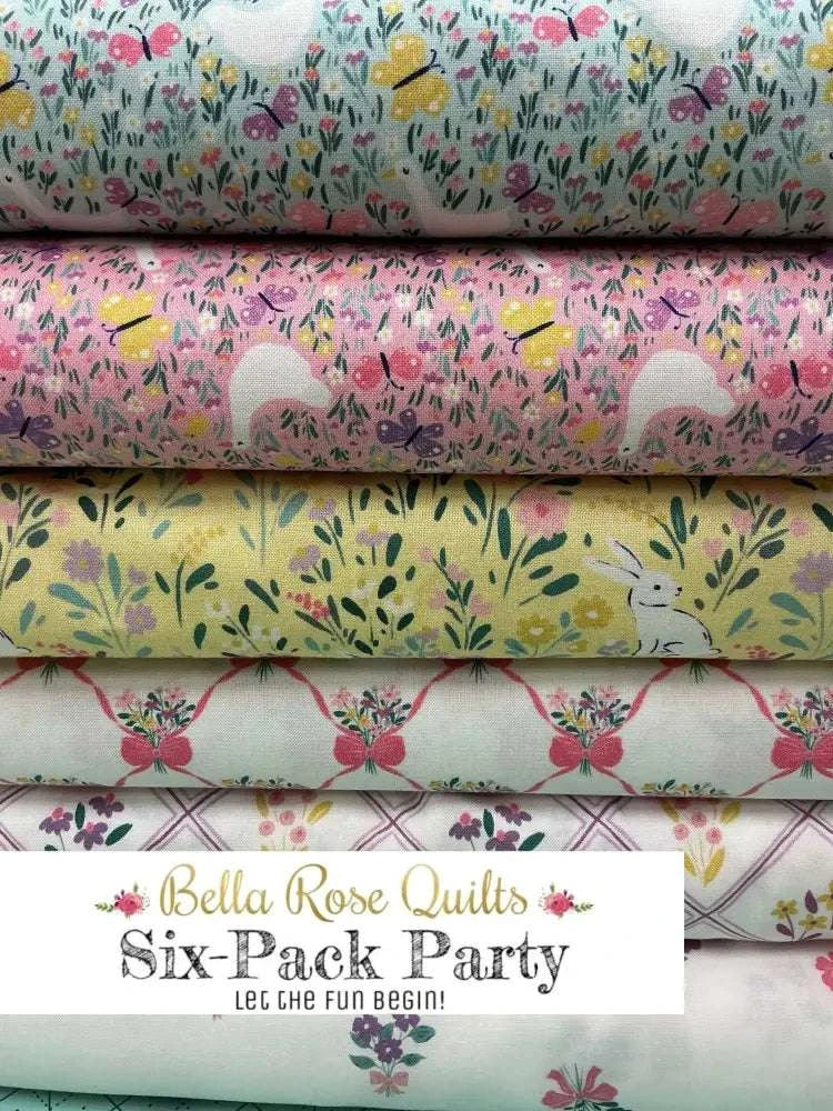 Six-Pack Party Bundles six half-yard fabric cuts for quilting projects