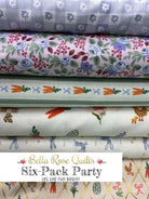 Six-Pack Party Bundles six half-yard fabric cuts for quilt making