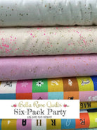 Six-Pack Party Bundles six half-yard fabric cuts for quilting projects