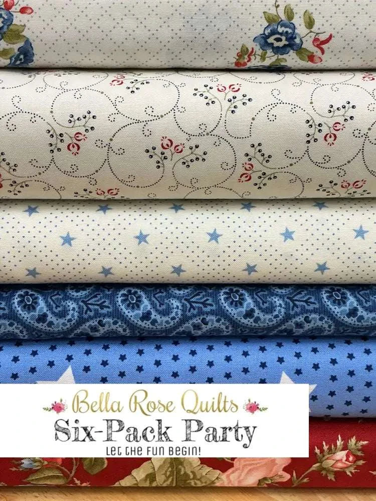 Six-Pack Party Bundles six half-yard fabric cuts for quilting projects