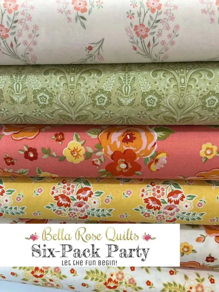 Six-Pack Party Bundles six half-yard fabric cuts for quilting projects