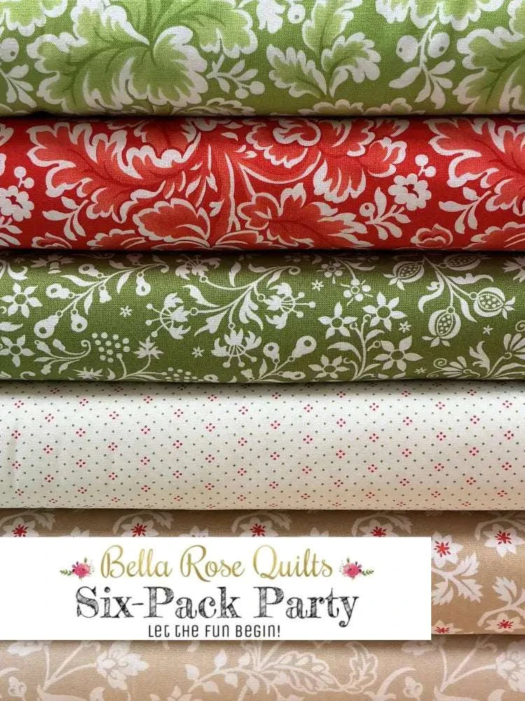 Six-Pack Party Bundles six half-yard fabric cuts for quilting projects