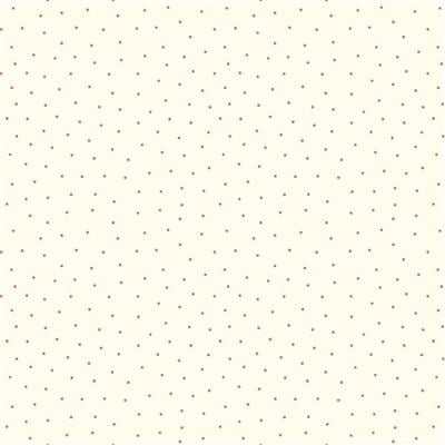 Charlotte Pin Dot fabric in light cream with subtle vintage-inspired dots by Clothworks
