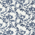 Nantucket Summer cream fabric with navy small floral print by Camille Rosekelley for Moda
