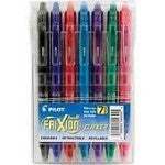 Frixion Clicker Pen 7 pack fine point 0.7mm assorted colors with erasable thermo-sensitive ink