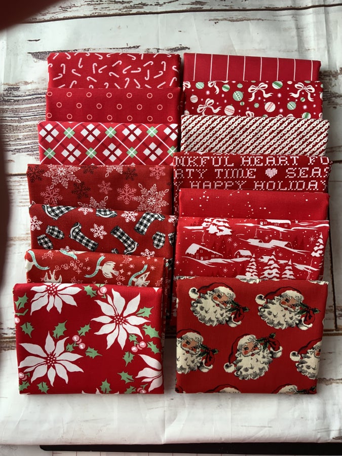 Vintage Holiday Fat Quarter offers Bundle